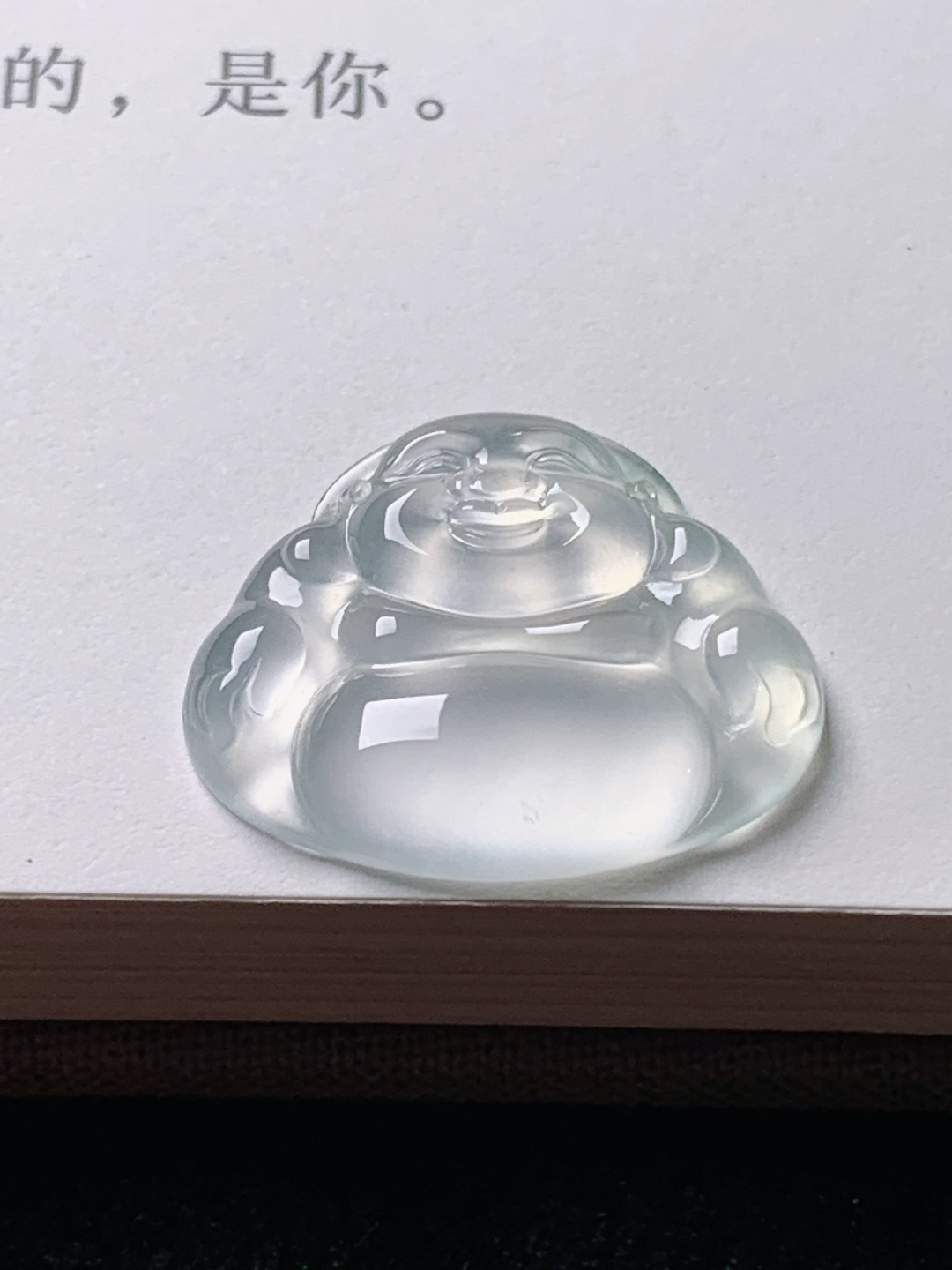️玻璃种坐佛，水润种老 0601 尺寸20.3*16.5*3.3