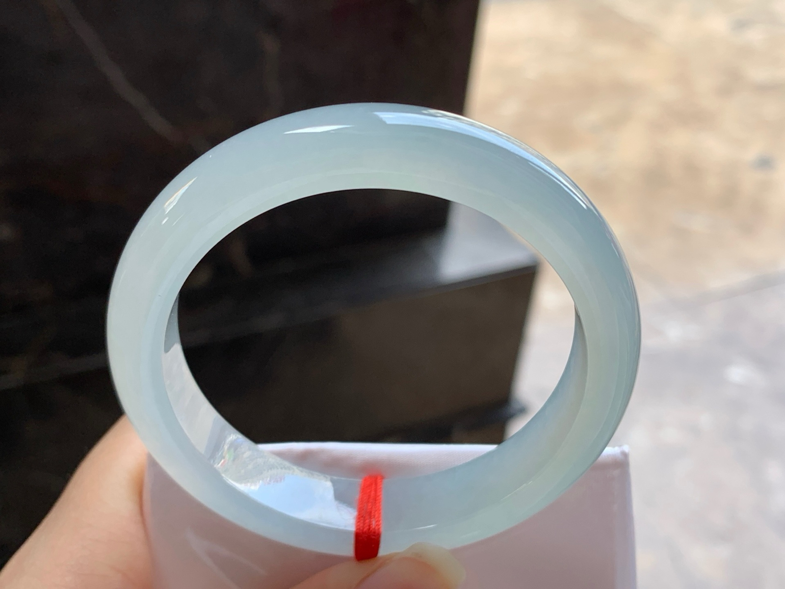 55.5-12.3-8.2
冰种手镯^_^冰透清新