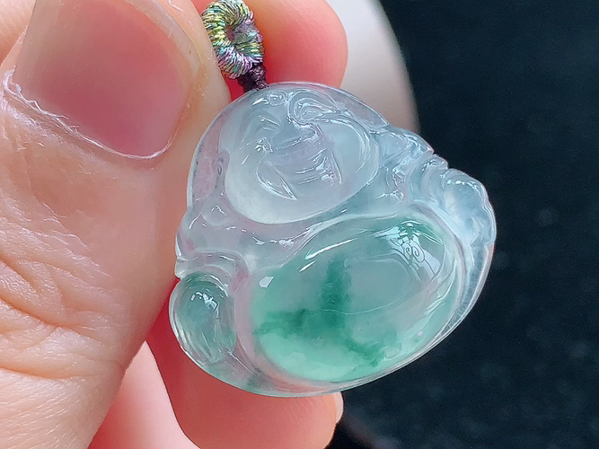 ️ 笑佛，无裂，尺寸24.7-22.5-6.0mm，包A附证书