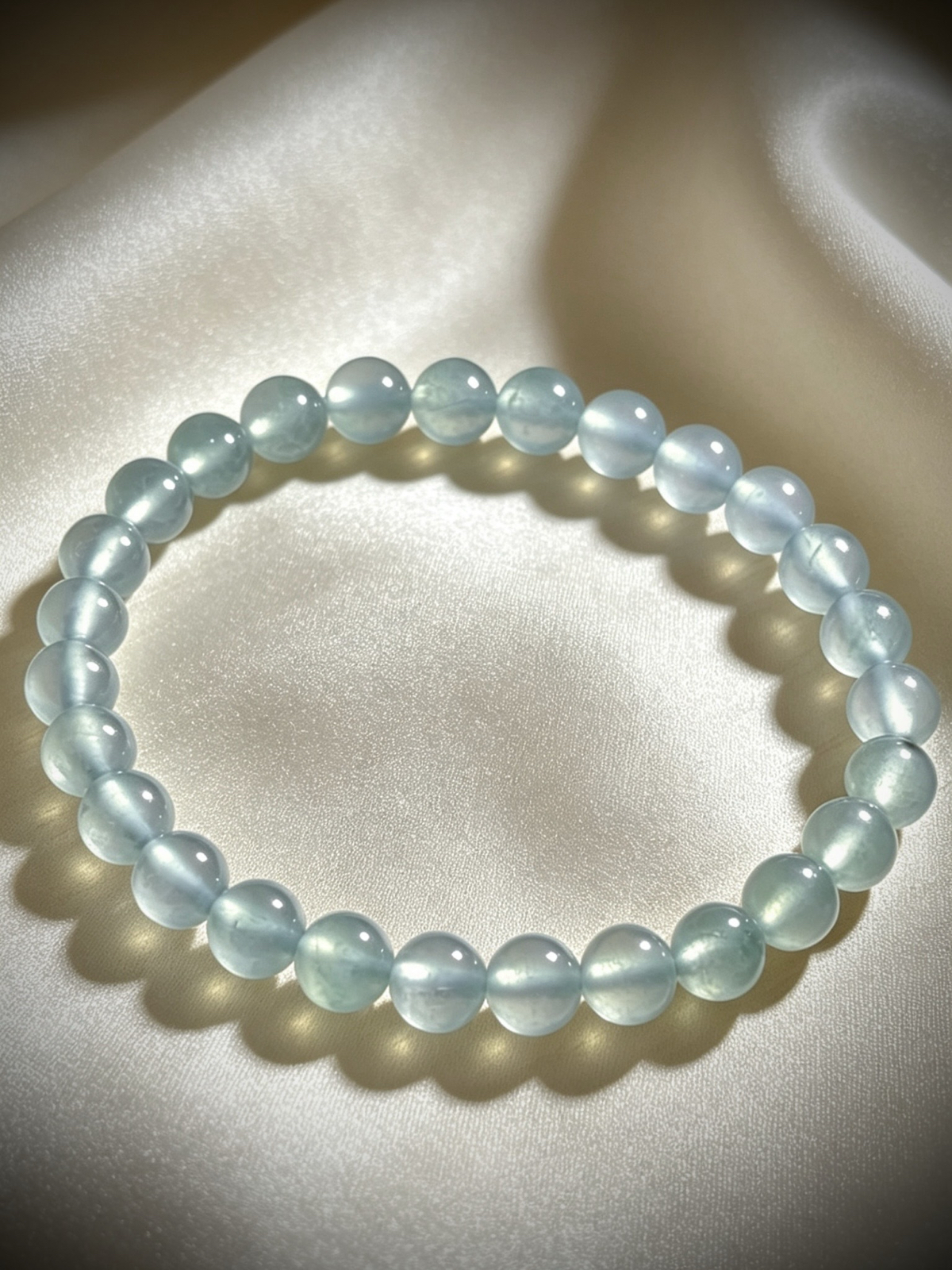 冰种手链手串，直径约7.2mm，28粒，