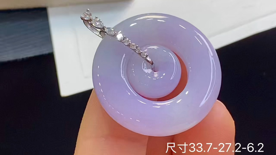 ️ 18k金+钻吊坠，无裂，33.7-27.2-6.2