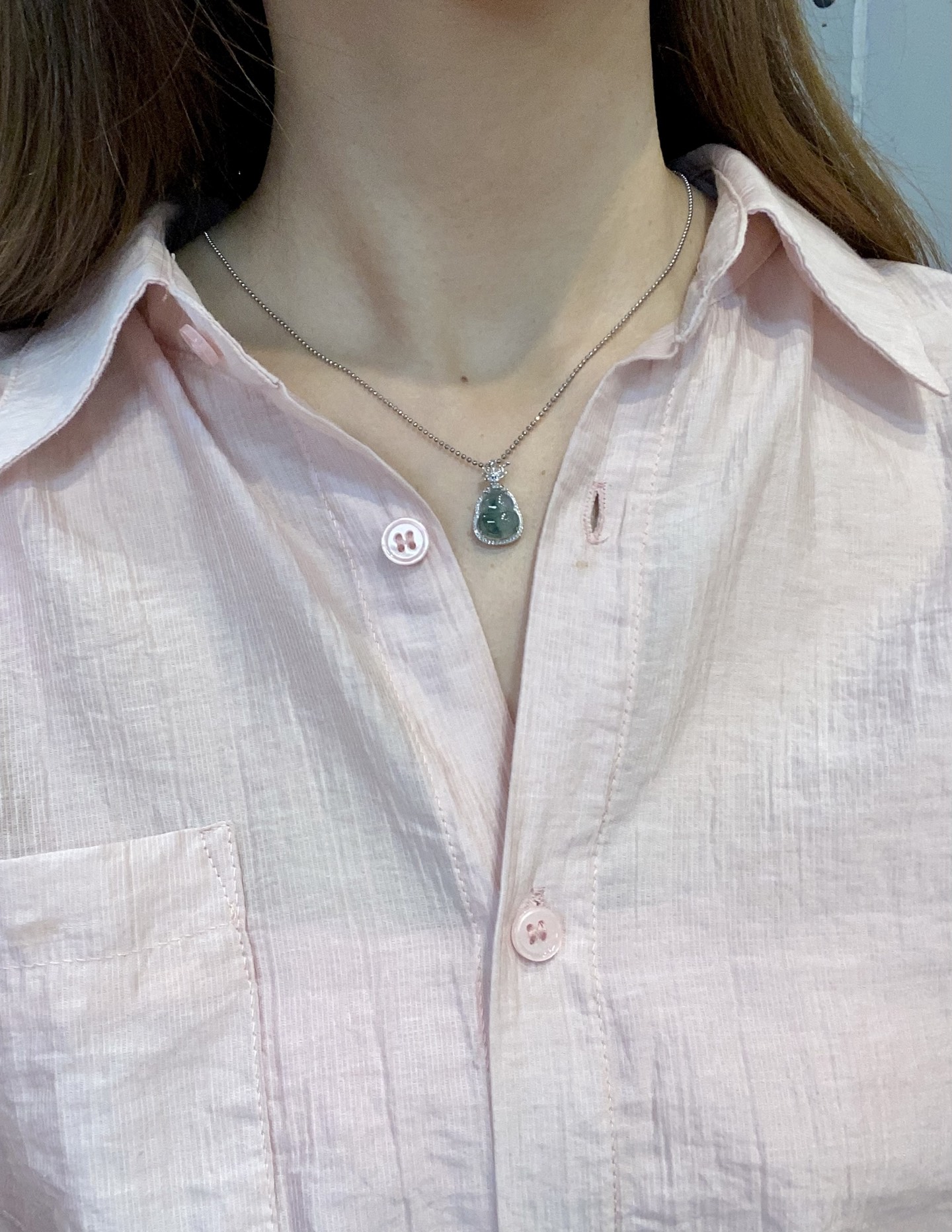冰飘花葫芦吊坠·金 整·20.9-12.3-7.6mm 裸·12-9.8-3.8mm