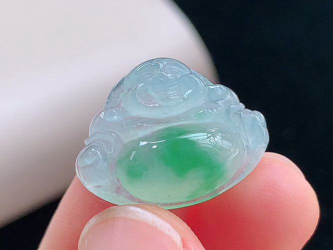 ️ 笑佛，无裂，尺寸21.5-16.2-6.1mm，包A附证书