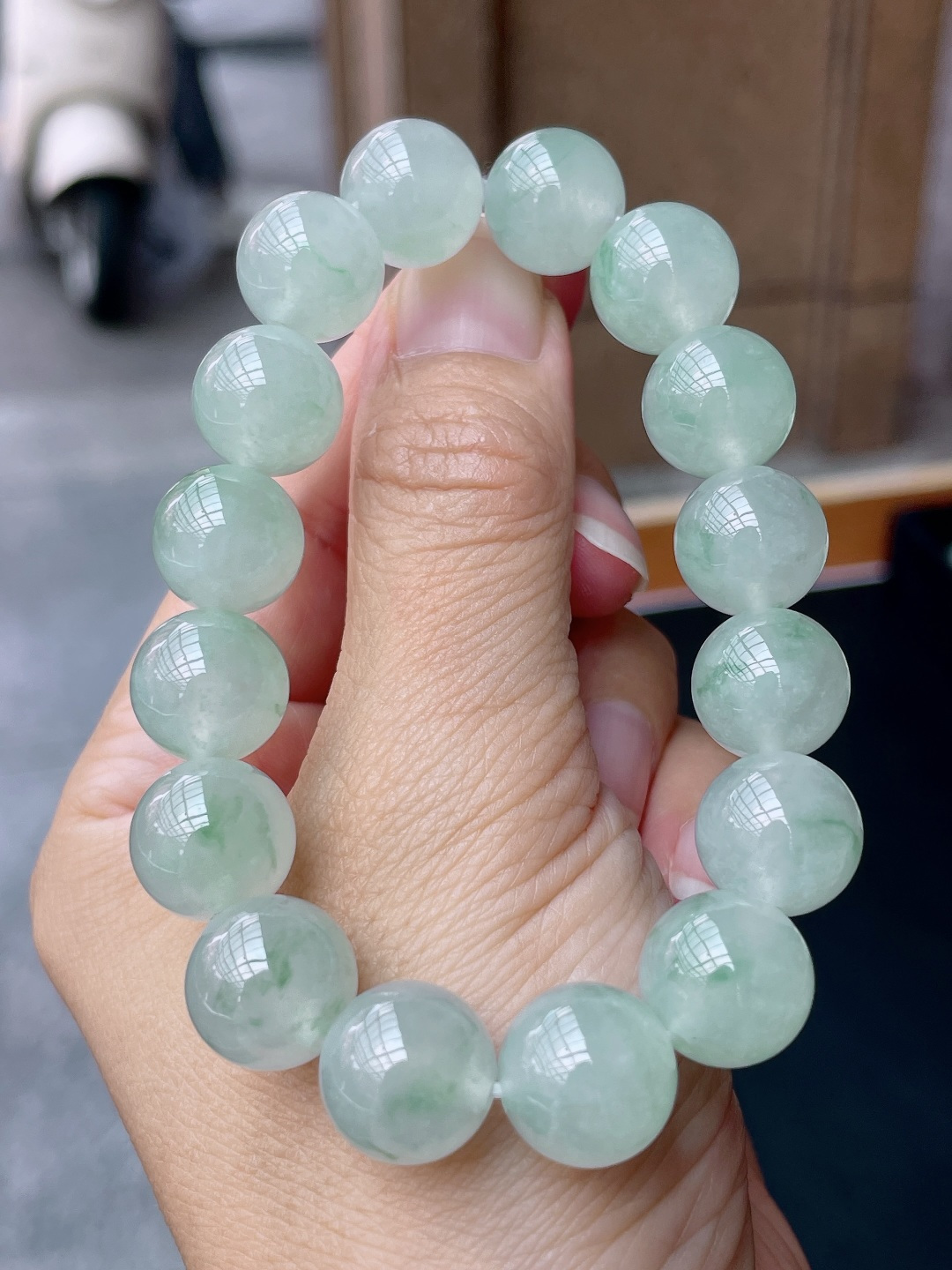 飘花灵动，油润起胶 尺寸：12.5