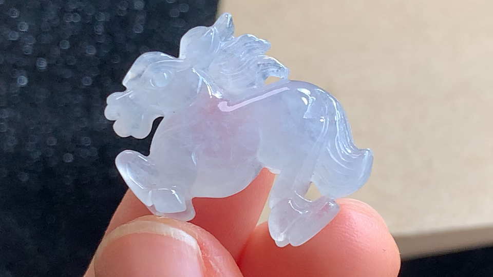 ️ 马上有钱，无裂，尺寸27.1-22.3-6.4mm，包A附证书