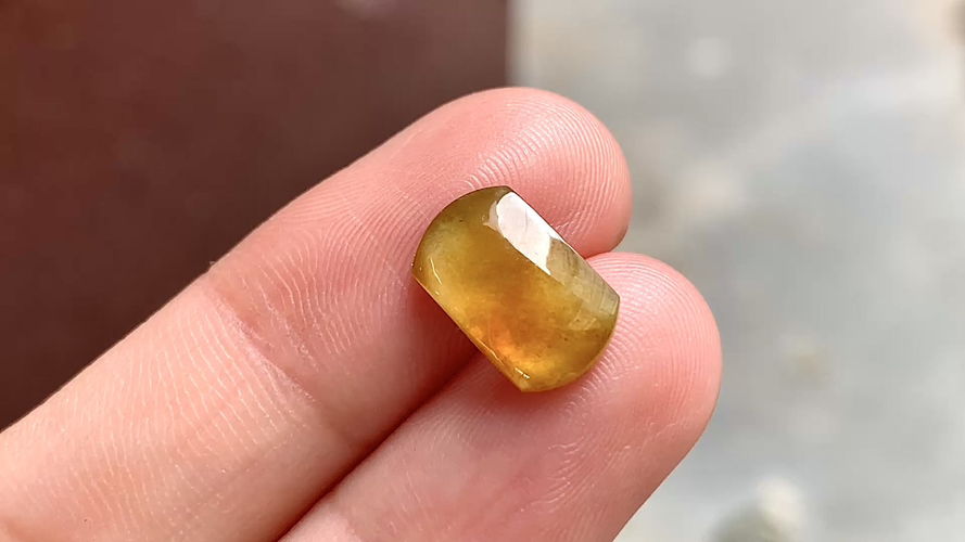 ️ 蜜糖黄马鞍 11.8*7.5*2.6 完整