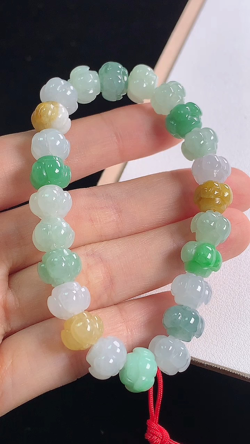 ️多彩手链，尺寸:9.8-6.7mm 27