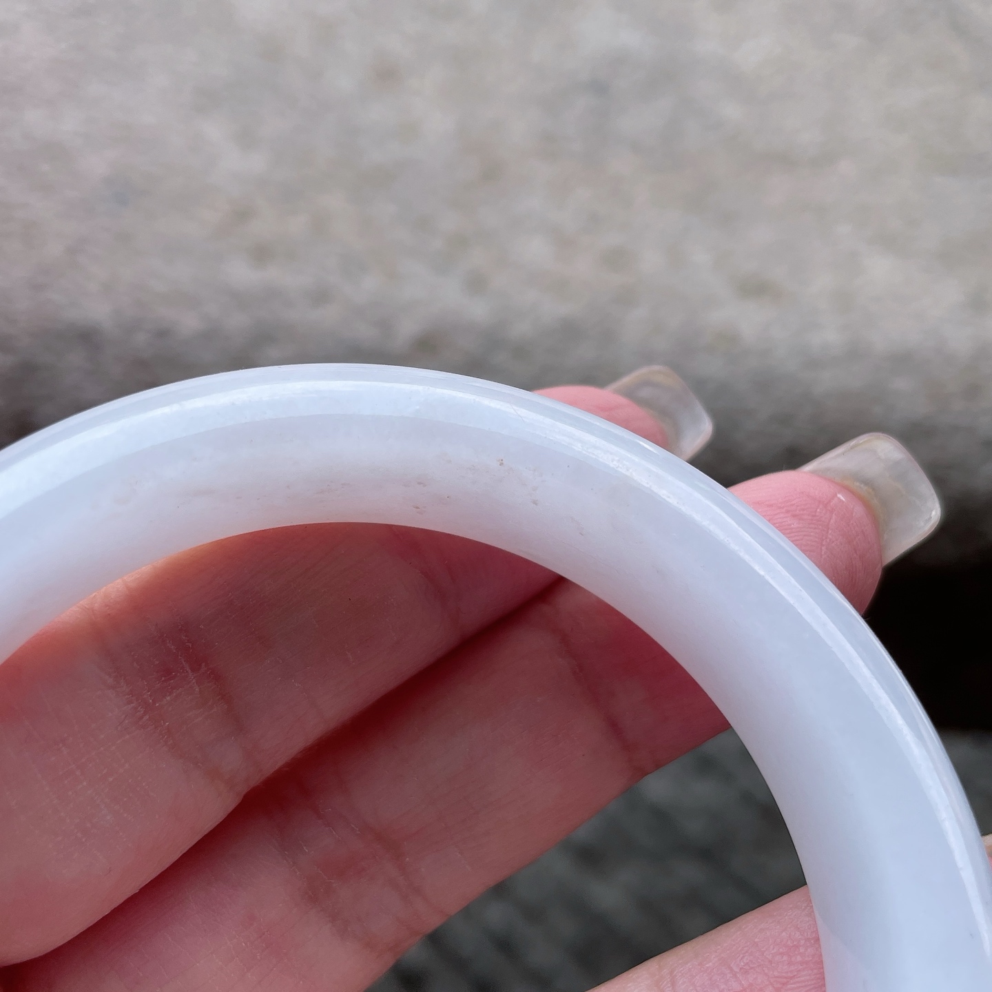冰润白冰，晶莹剔透，水润，种老，棉纹