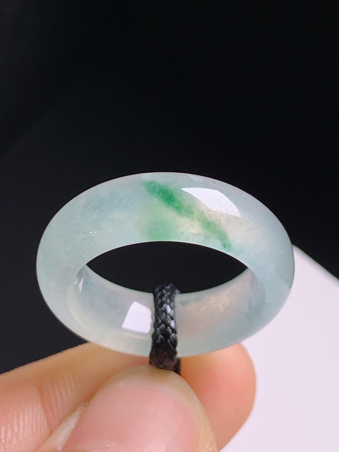 ️ 冰润飘绿戒圈，简约耐看