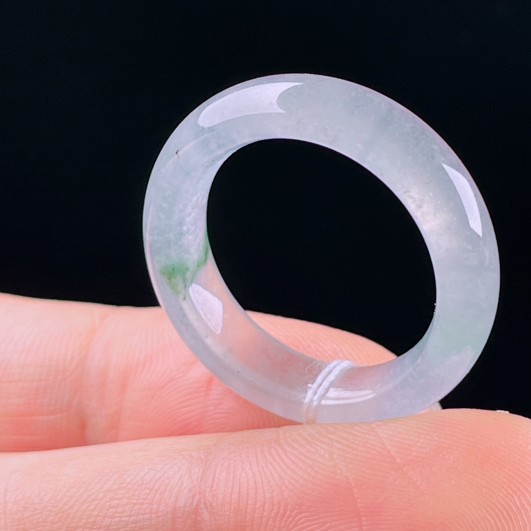 ️冰种指环，老种起光，细底通透，尺寸：6.2/3.7圈口20mm0602