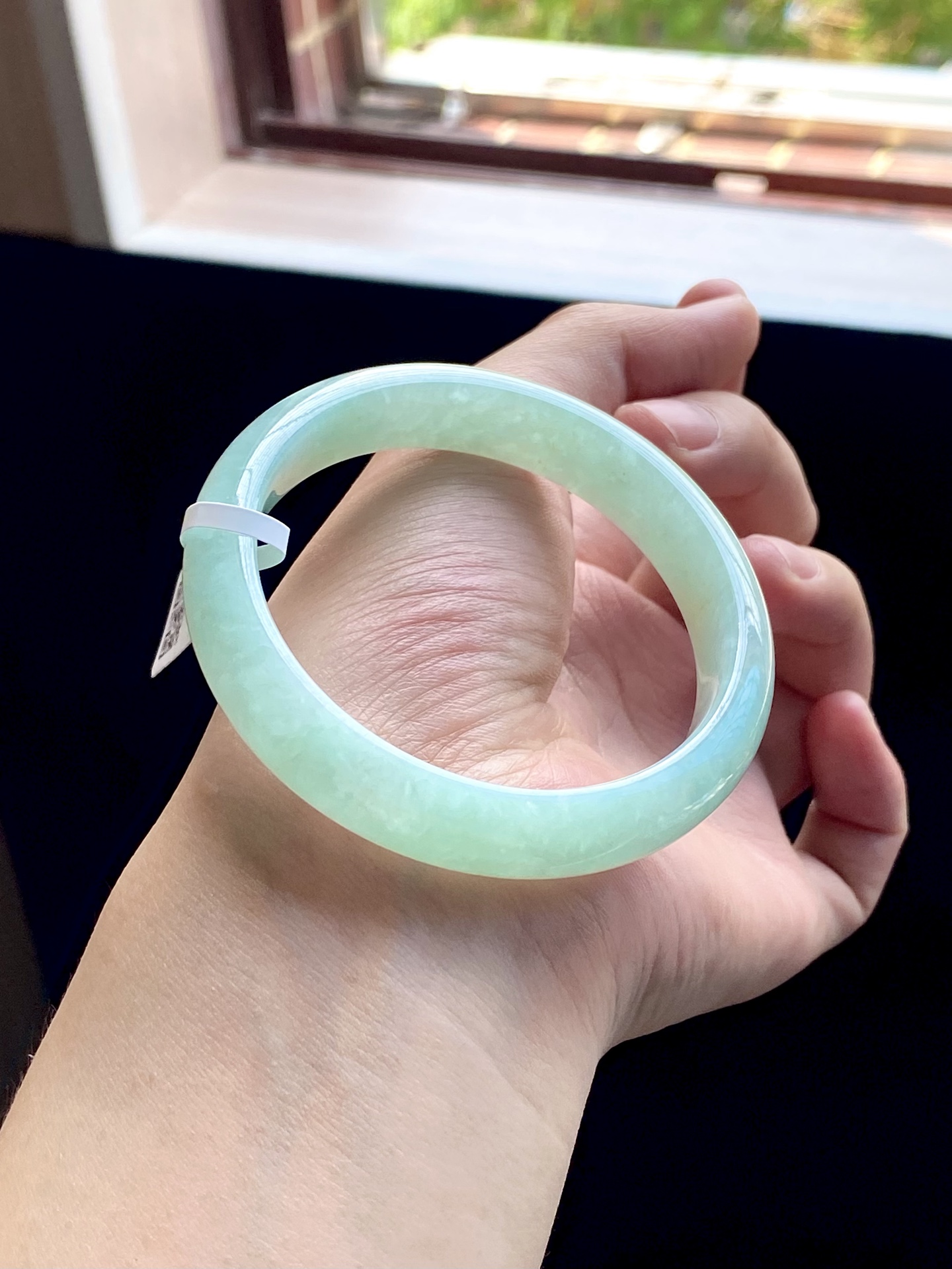 苹果绿洒金正圈成品 HYC-1091 ⭕️54-11.7-7.4