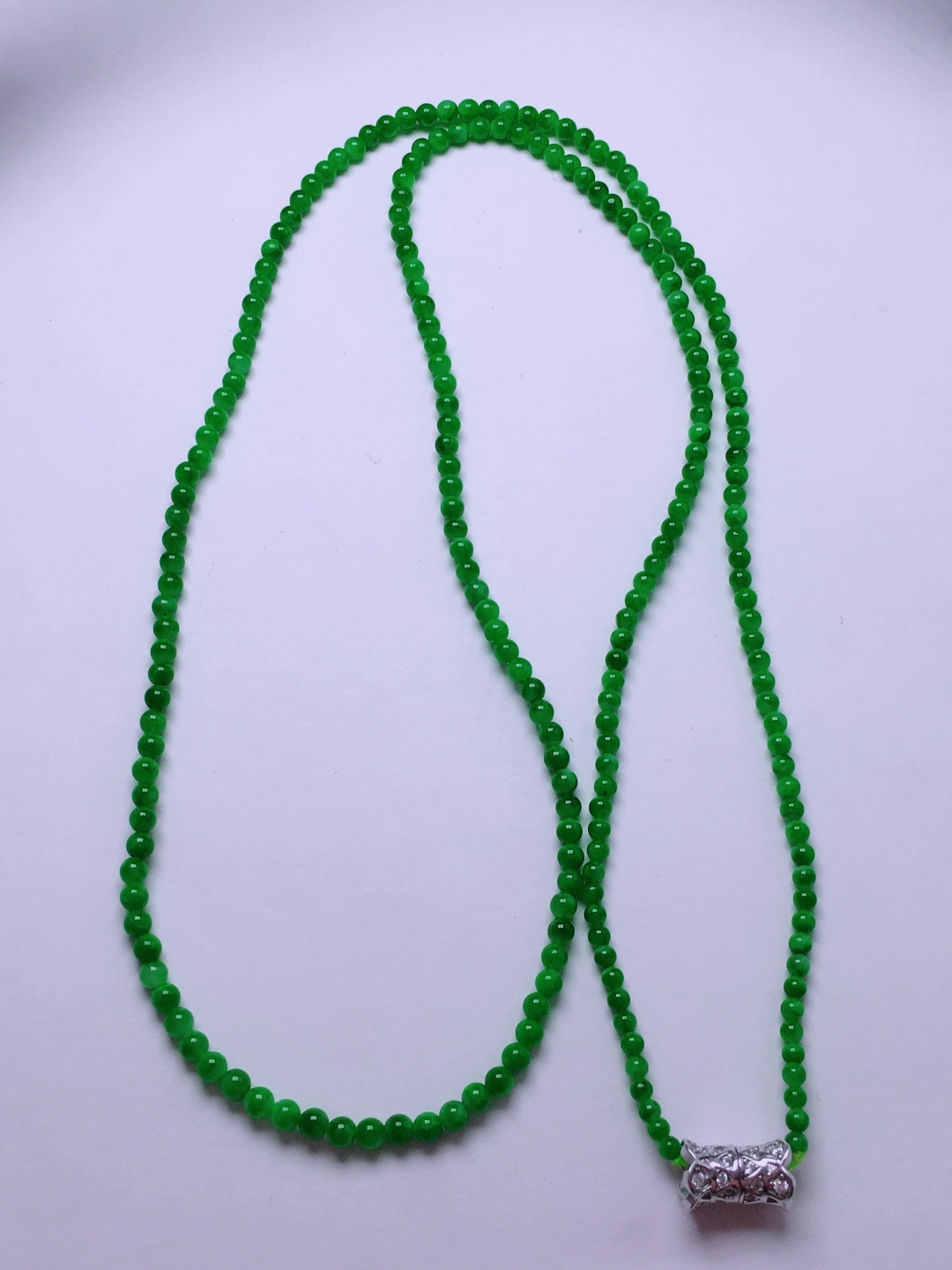 ️绿珠子项链，晶莹剔透，新颖时尚，2.2-2.6