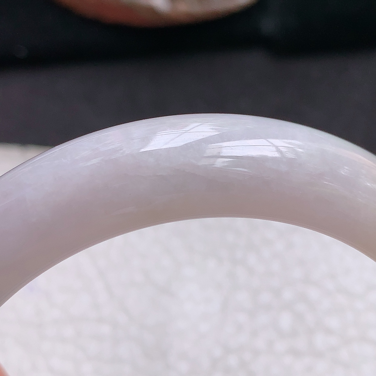 zjf实拍58*12.8*8.6平安镯 翡翠a货玉手镯三彩宽边珠宝玉手环