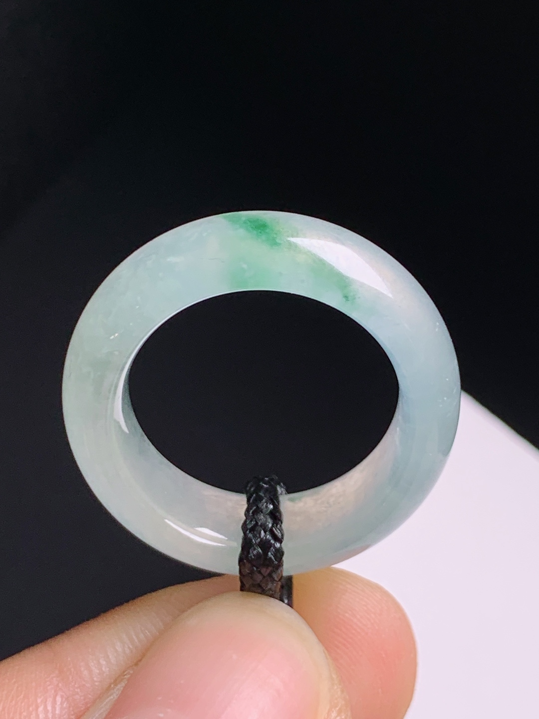 ️ 冰润飘绿戒圈，简约耐看