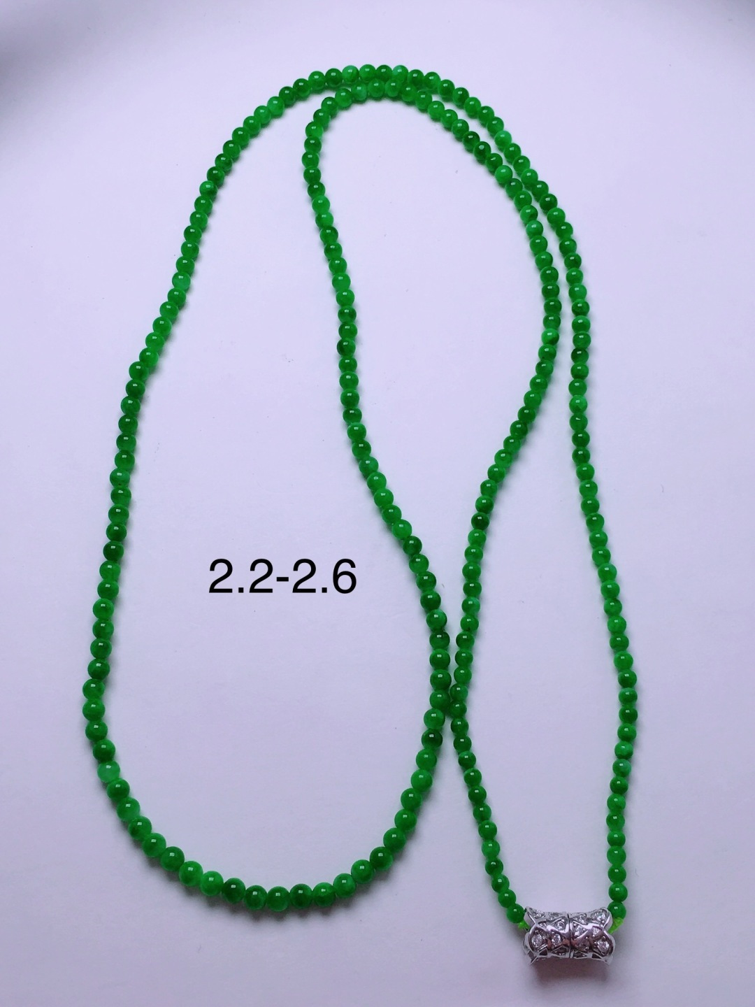 ️绿珠子项链，晶莹剔透，新颖时尚，2.2-2.6