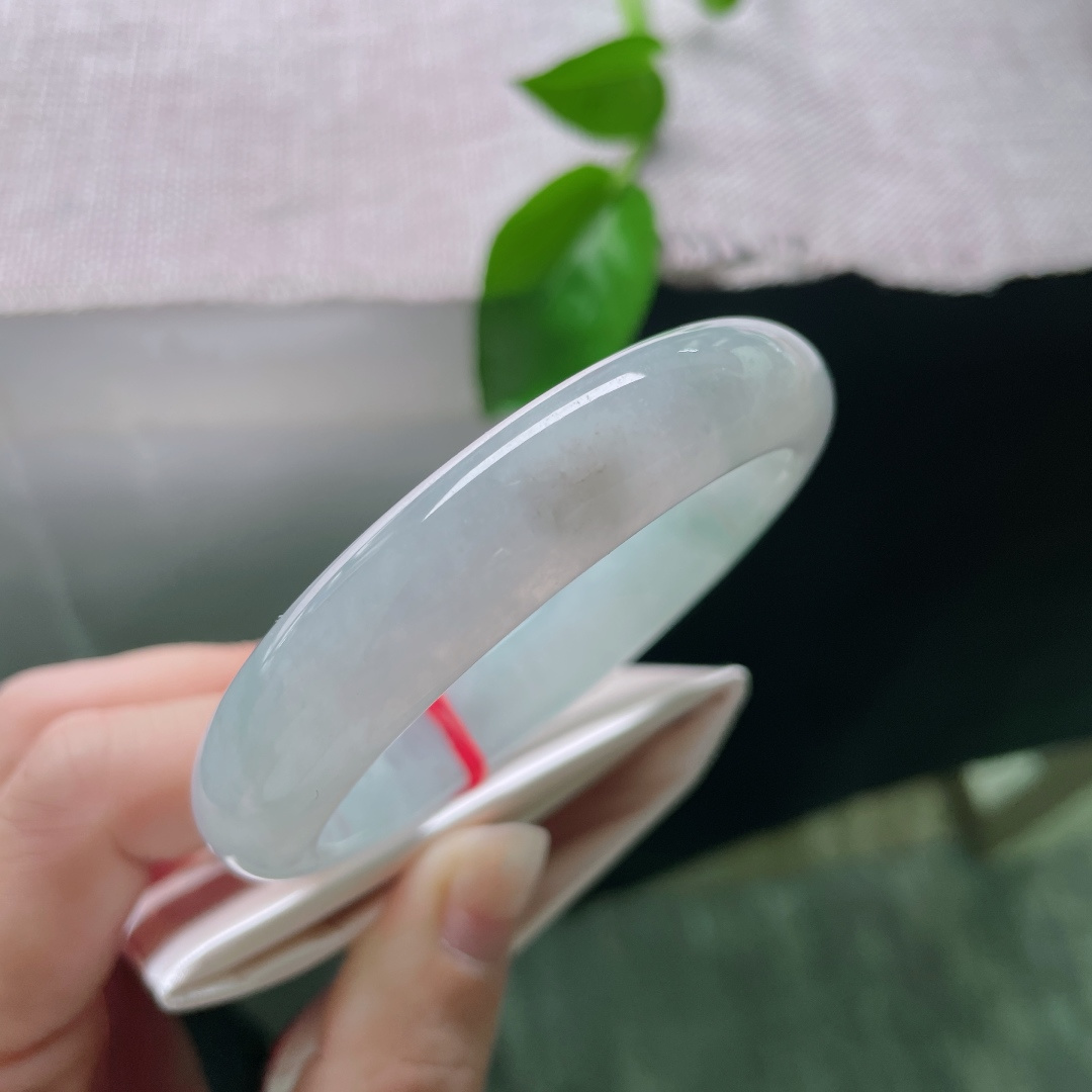 57/12.7/8.0，冰晴正圈，水润，细腻，优雅，甜美，贵气，冰清玉洁，一点棉，ss51434a