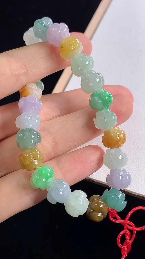 ️多彩手链，尺寸:9.5-7.7mm 27