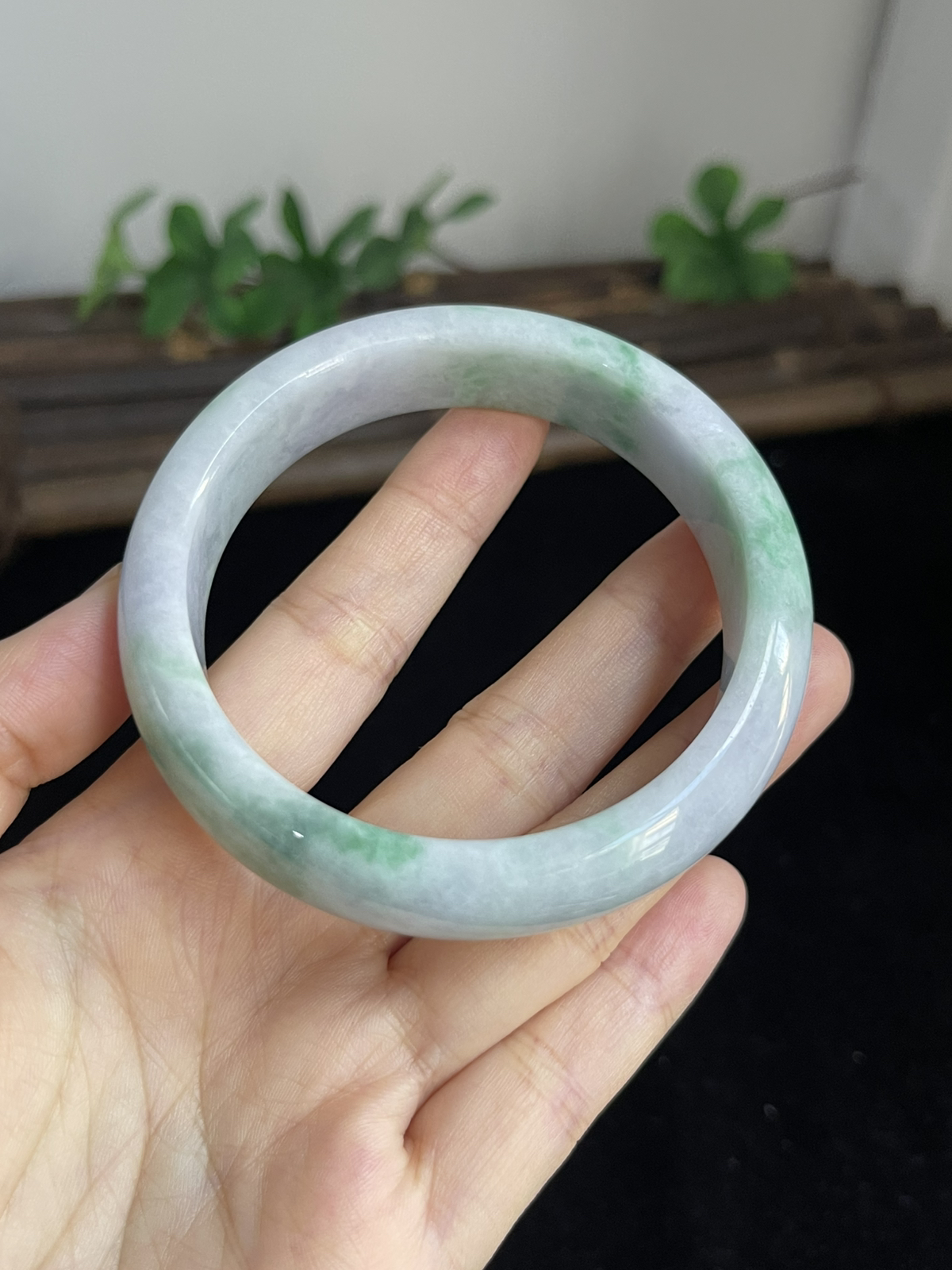 正圈58圈口，翡翠手镯