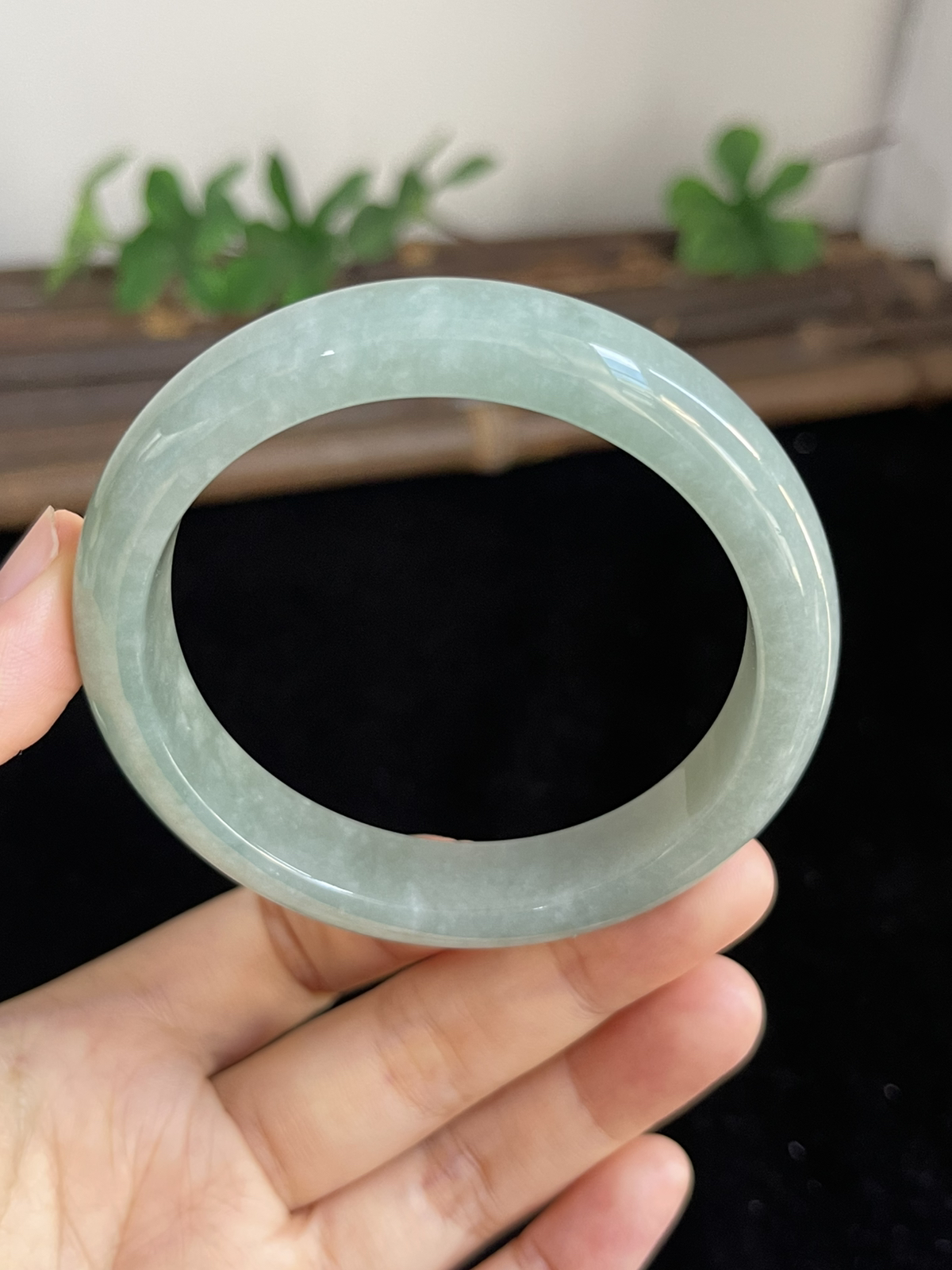 正圈55.6圈口，翡翠手镯