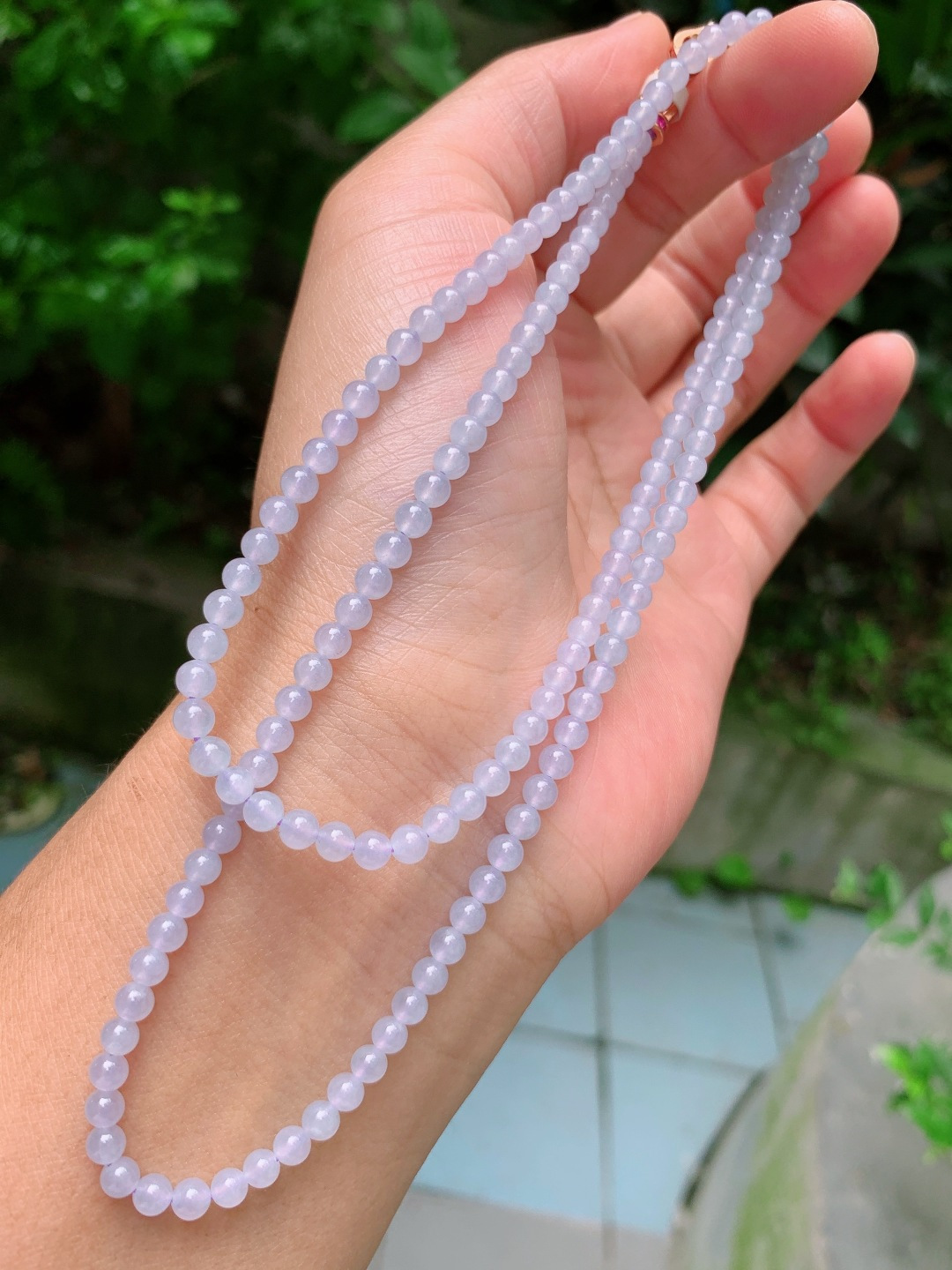 ️ 4mm冰紫项链