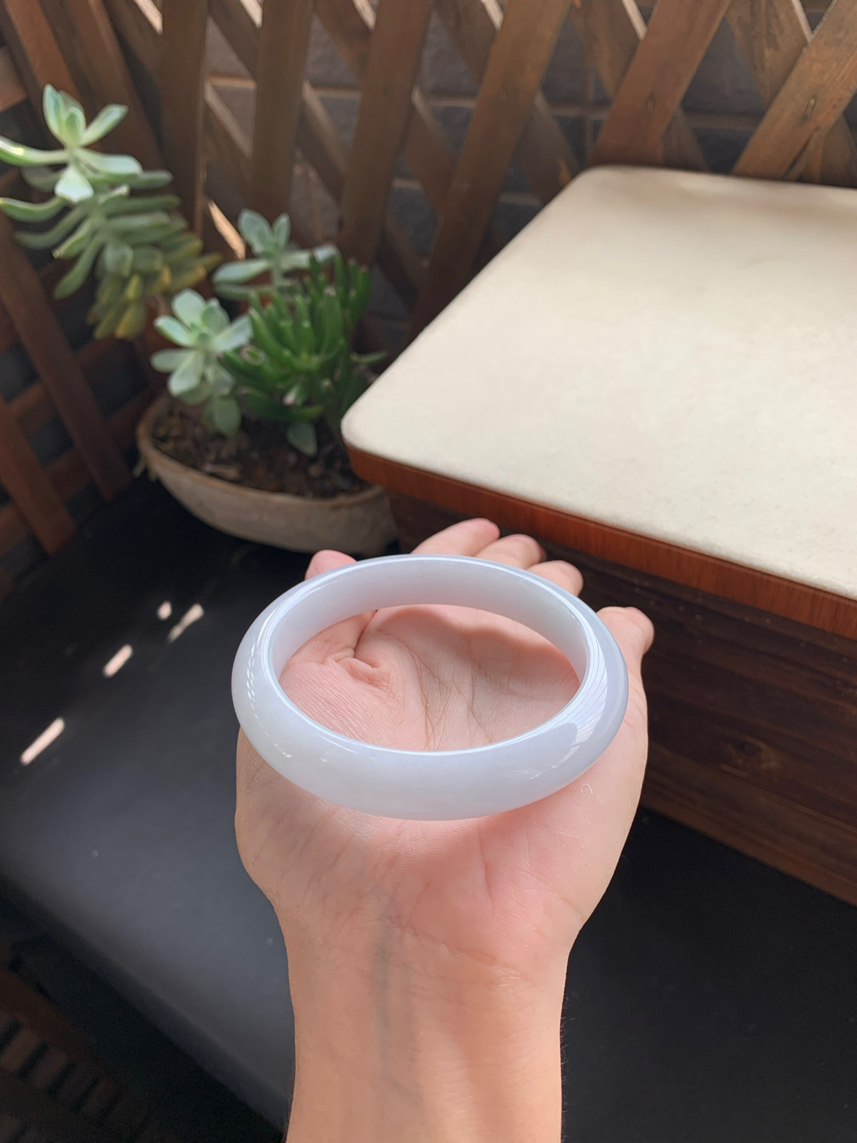 62圈口正圈白月光手镯