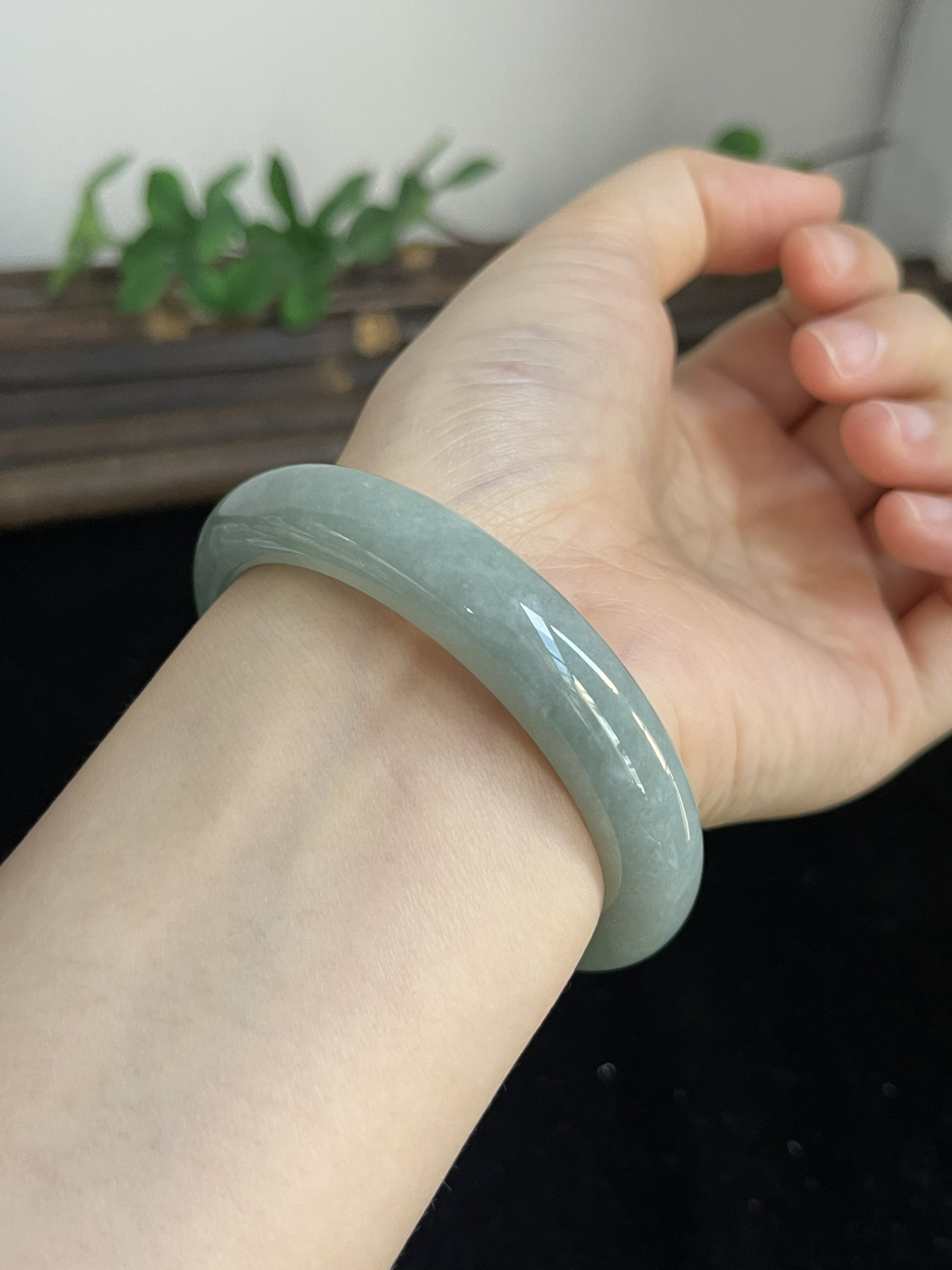 正圈55.6圈口，翡翠手镯