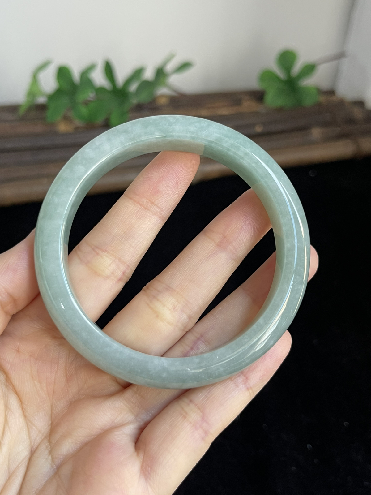 正圈55.6圈口，翡翠手镯