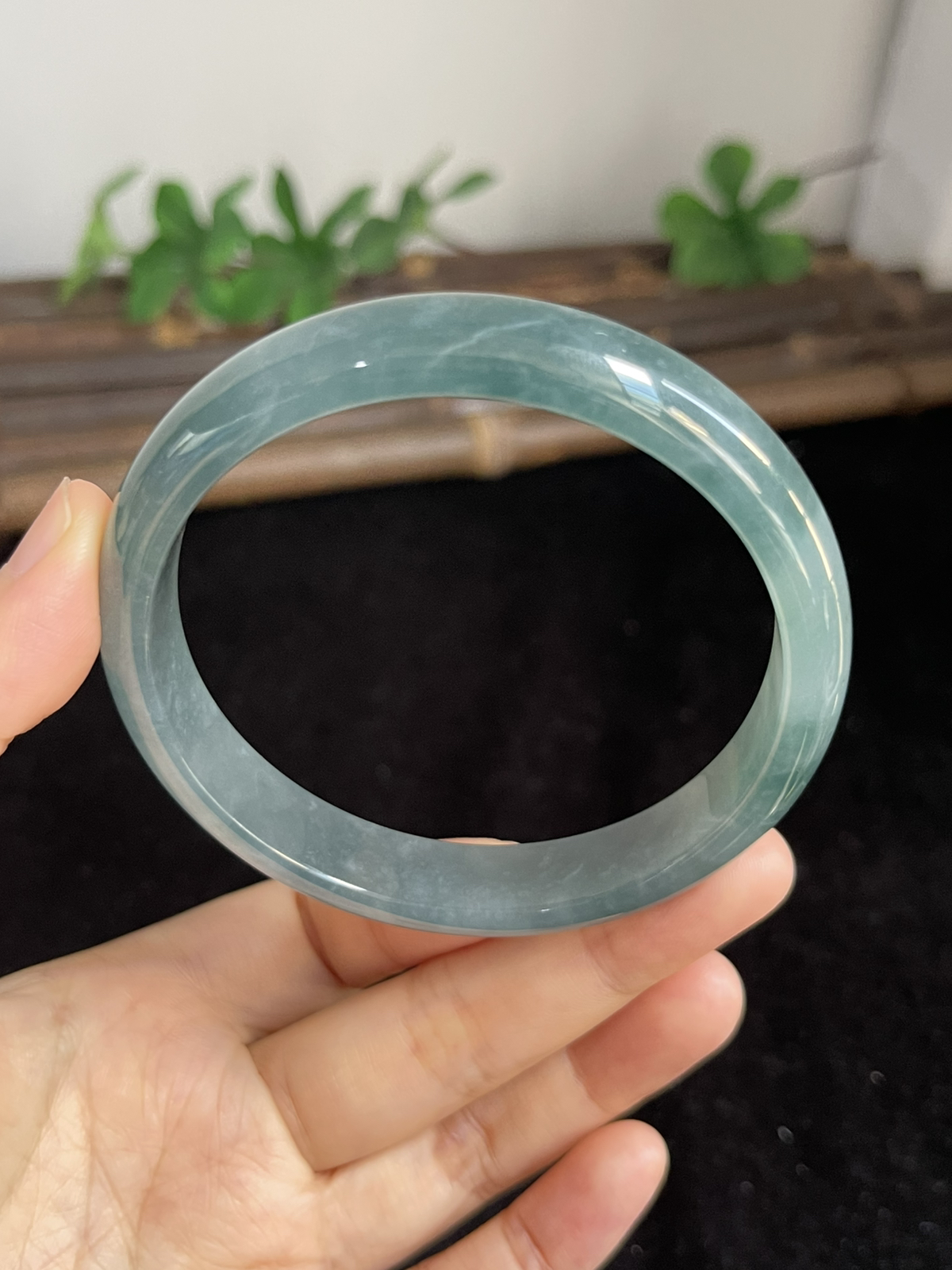 正圈61圈口，翡翠手镯