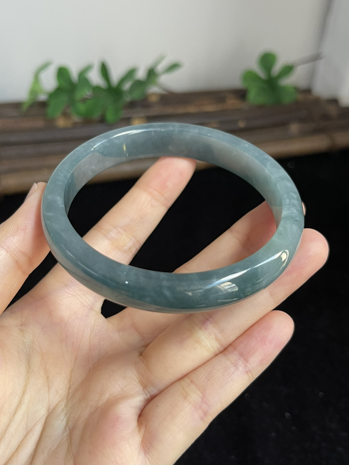 正圈61圈口，翡翠手镯