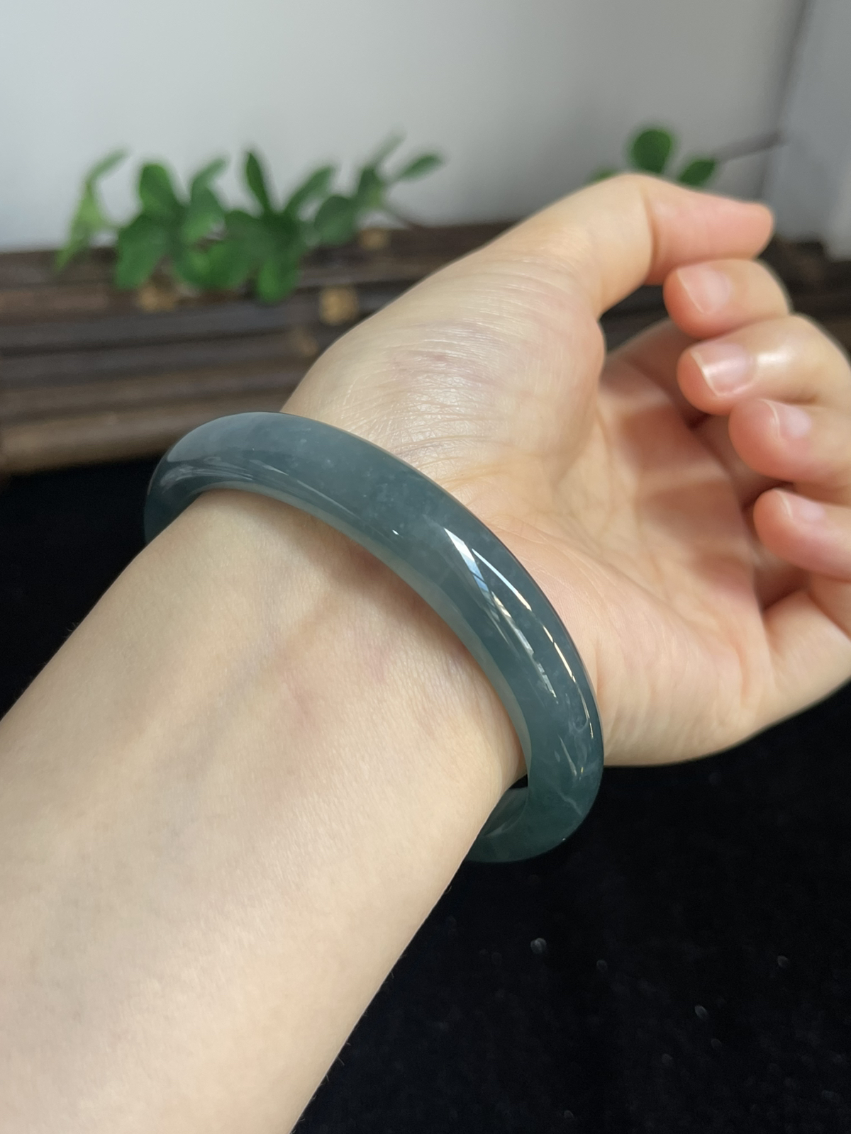 正圈61圈口，翡翠手镯