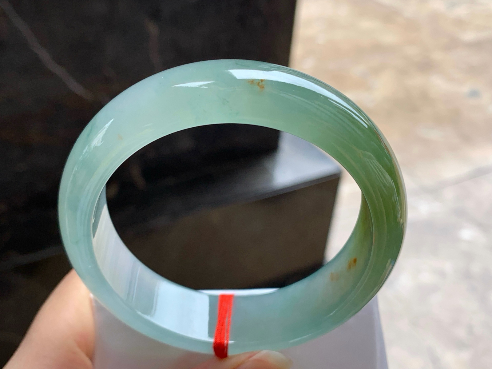 60-18-8.6
冰黄宽版手镯^_^冰透 鲜艳