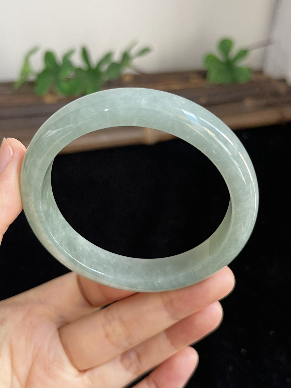 正圈55.6圈口，翡翠手镯