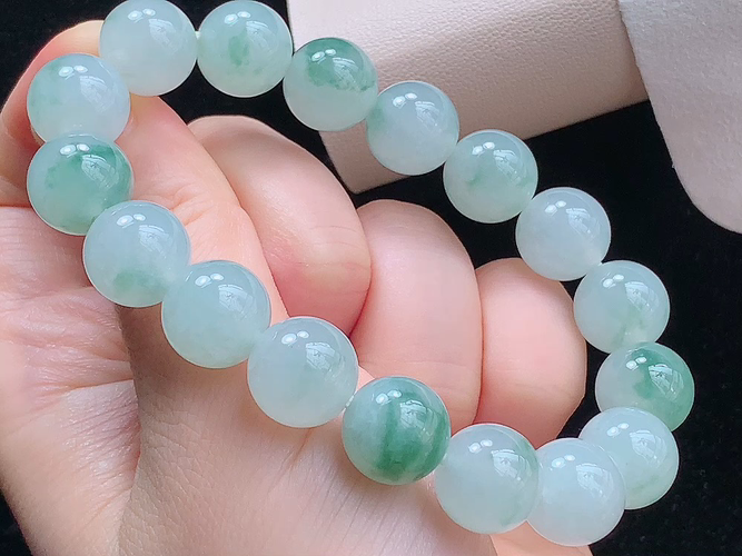 ️ 飘花手串，度高，尺寸取一12.0mm，包A附证书