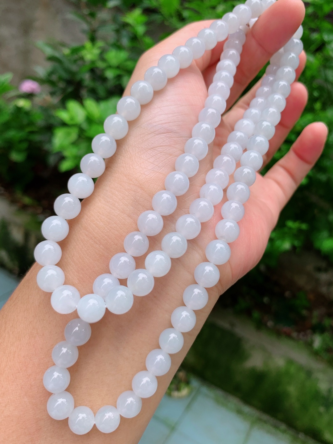 ️ 8mm88颗冰项链