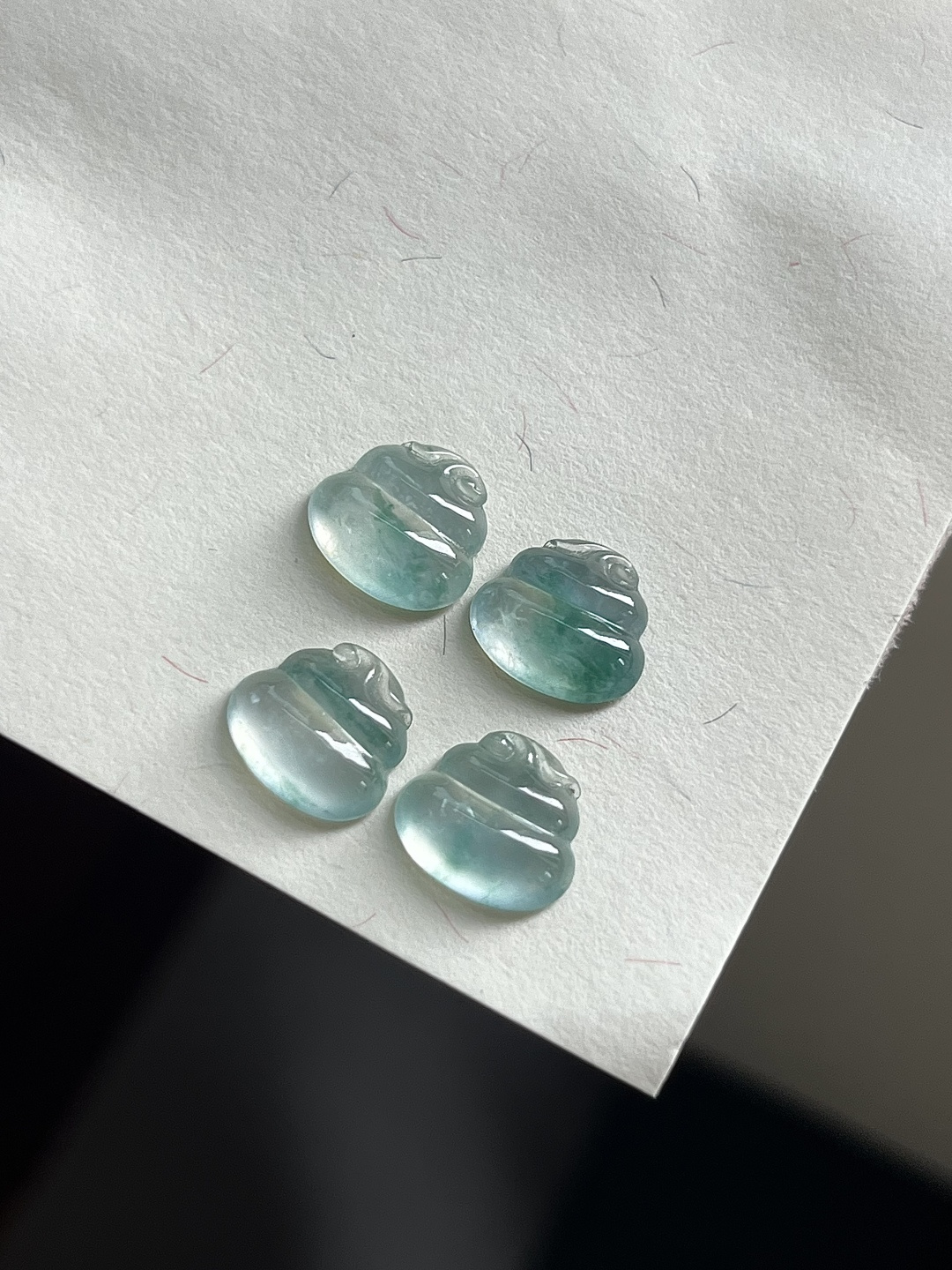 【葫芦一手】飘花灵动，种老细腻形体佳尺寸：10.2*10.9*3.6，9.7*10.7*3.3,asd663