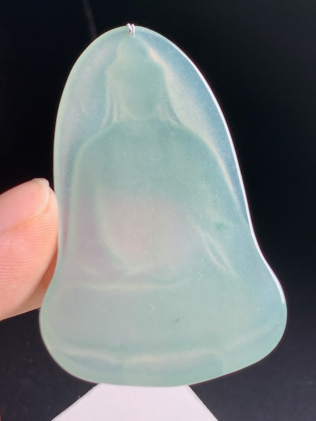冰种晴水素衣观音，底色匀润水头足，简约雅致 180602