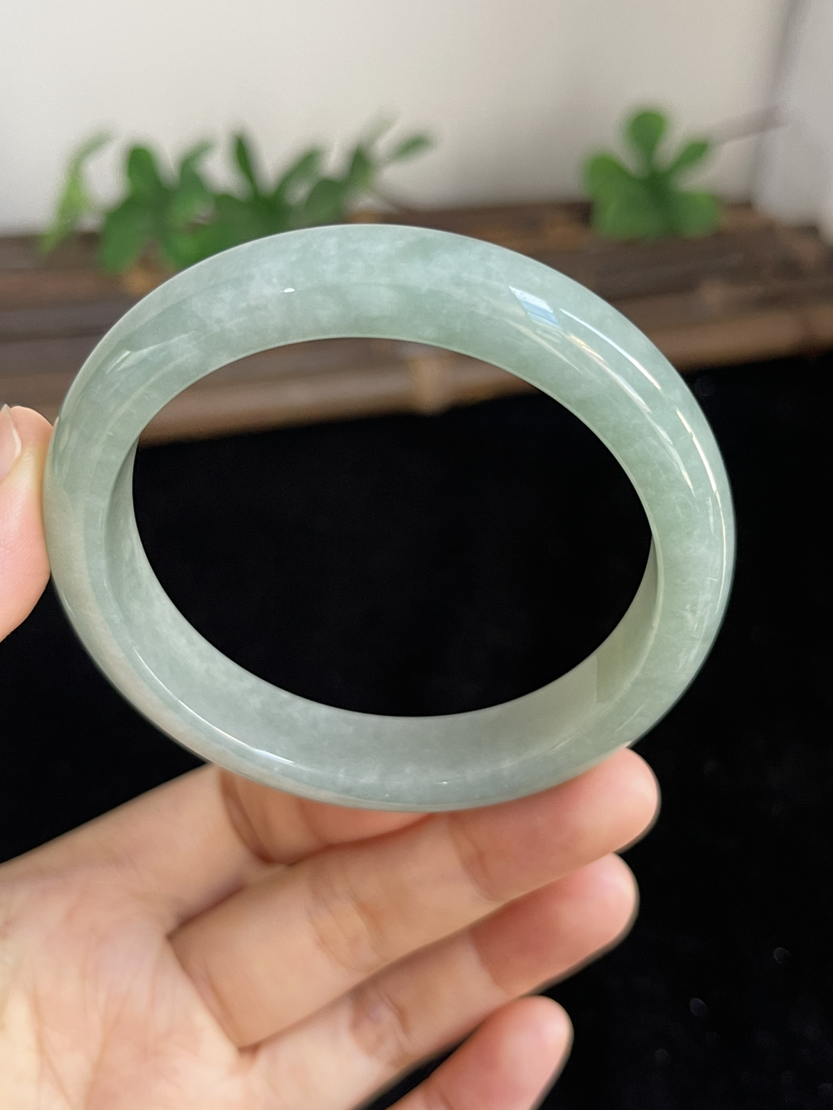 正圈55.6圈口，翡翠手镯