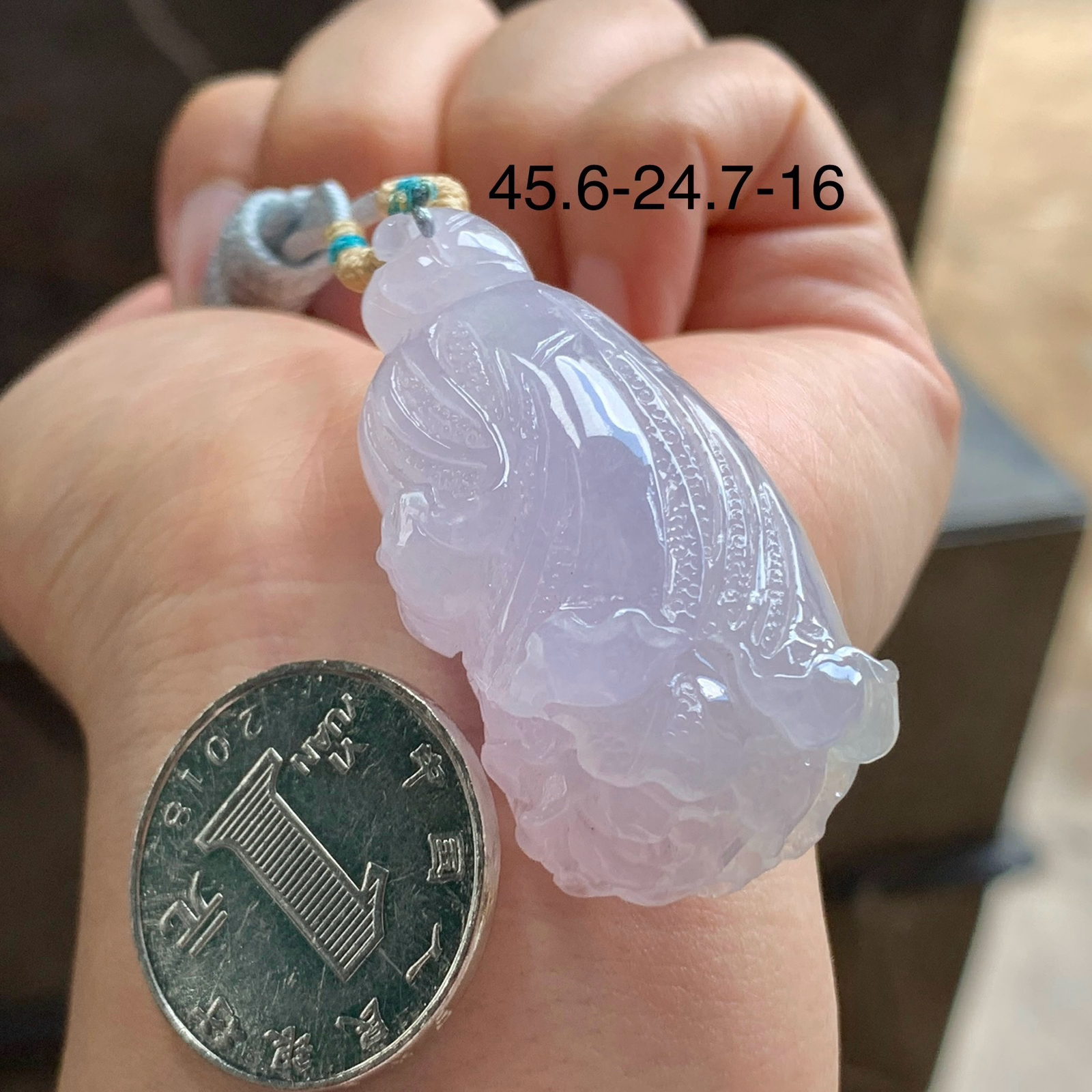 冰种粉紫白菜^_^清新 水润 尺寸45.6