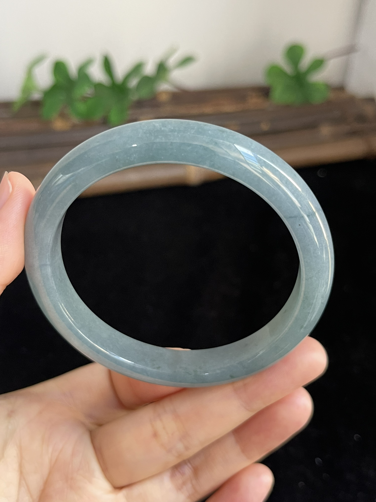 正圈57圈口，翡翠手镯