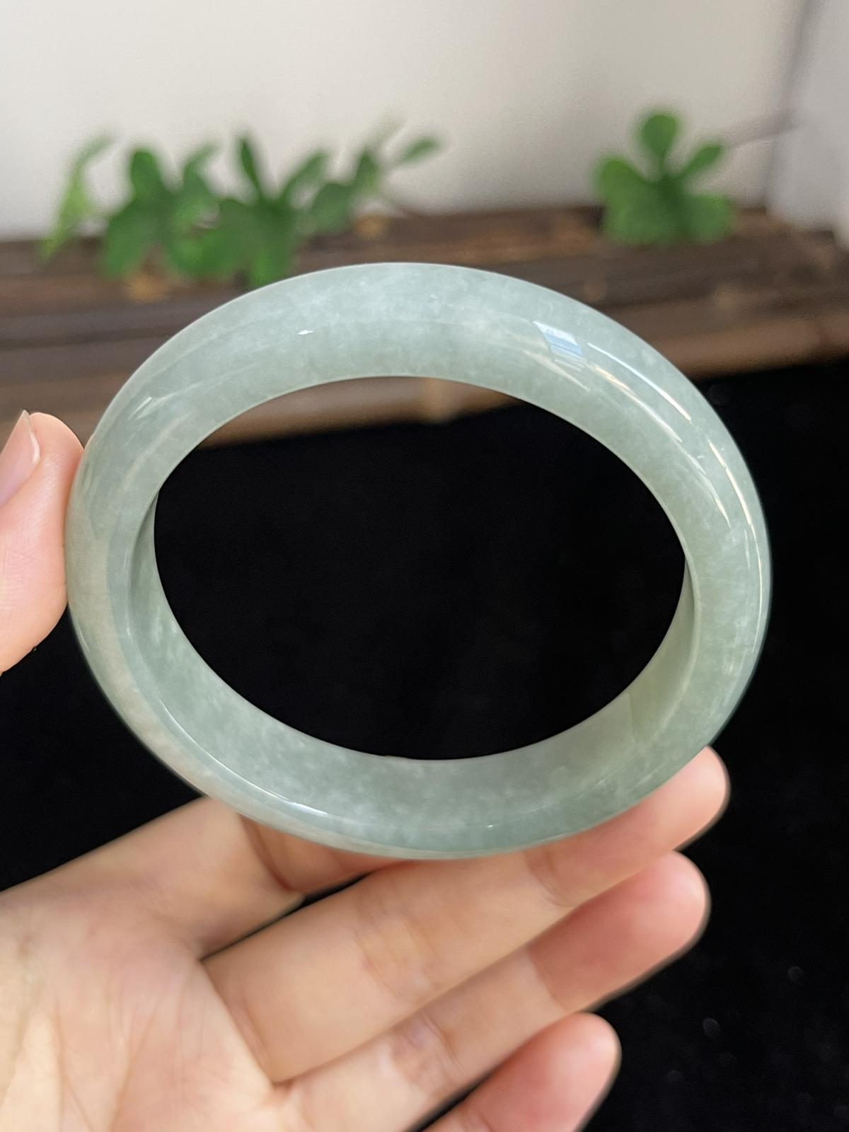 正圈55.6圈口，翡翠手镯