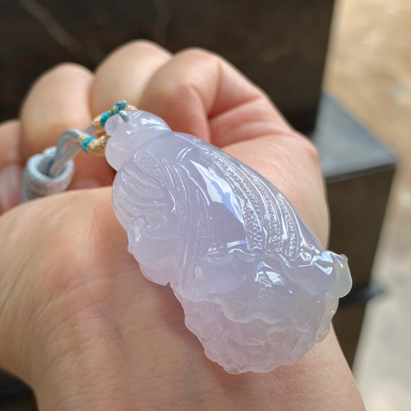 冰种粉紫白菜^_^清新 水润 尺寸45.6