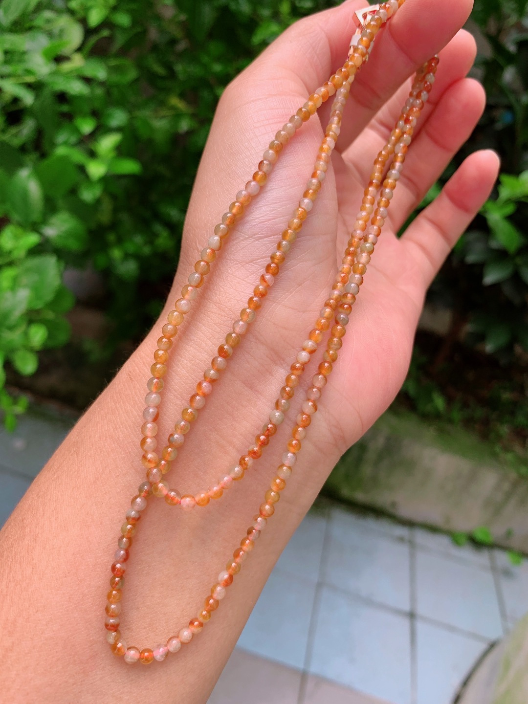 3.3mm冰黄项链