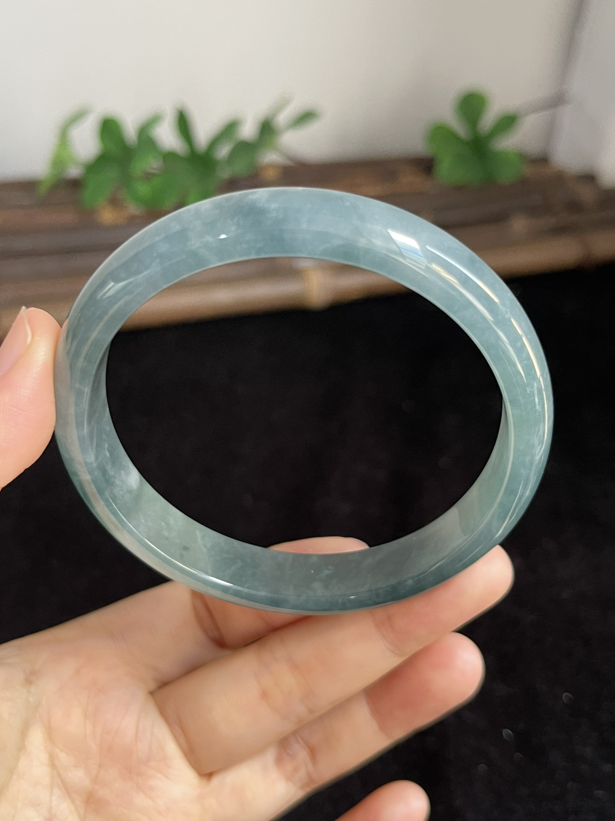 正圈61圈口，翡翠手镯