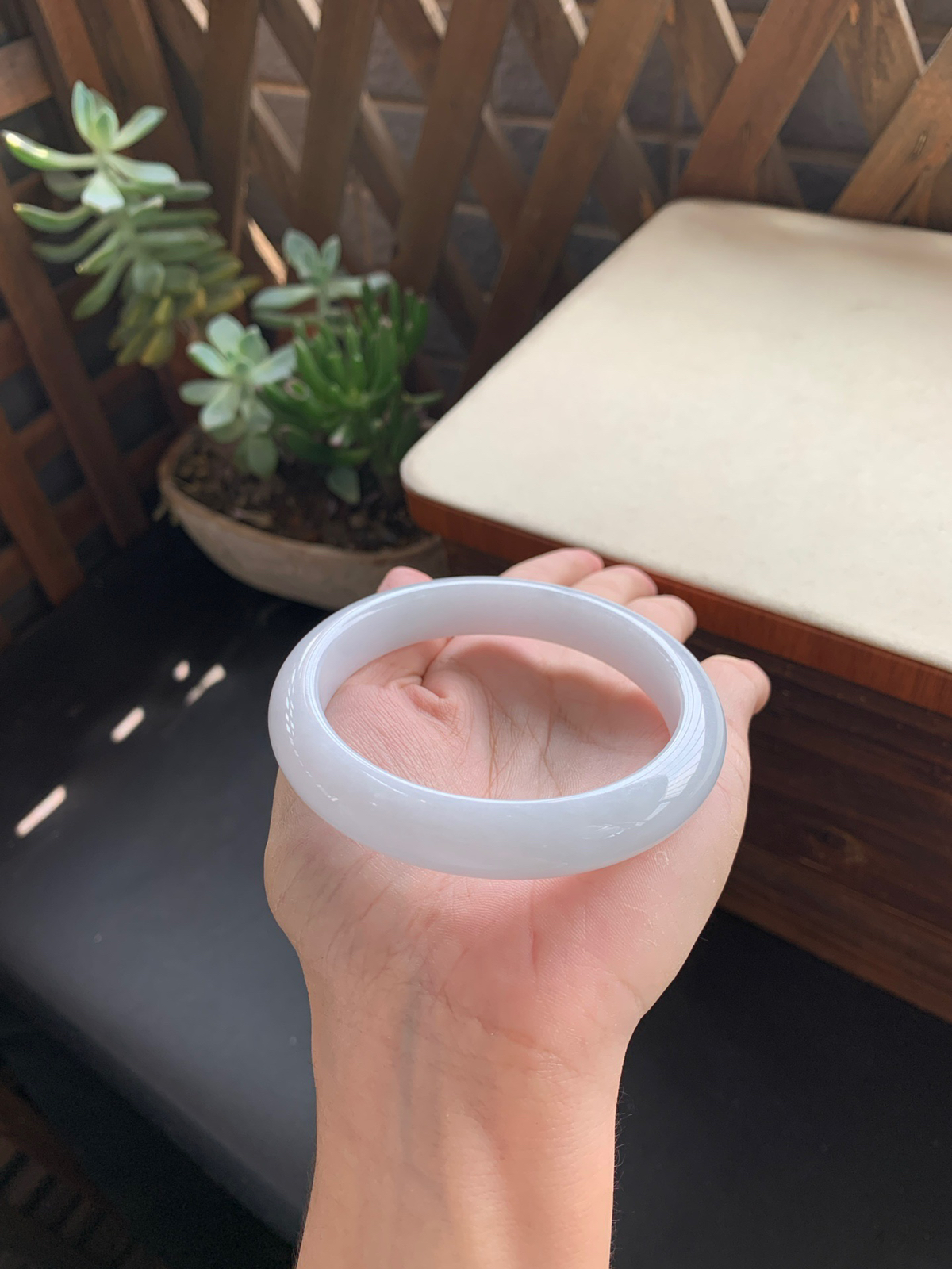 62圈口正圈白月光手镯
