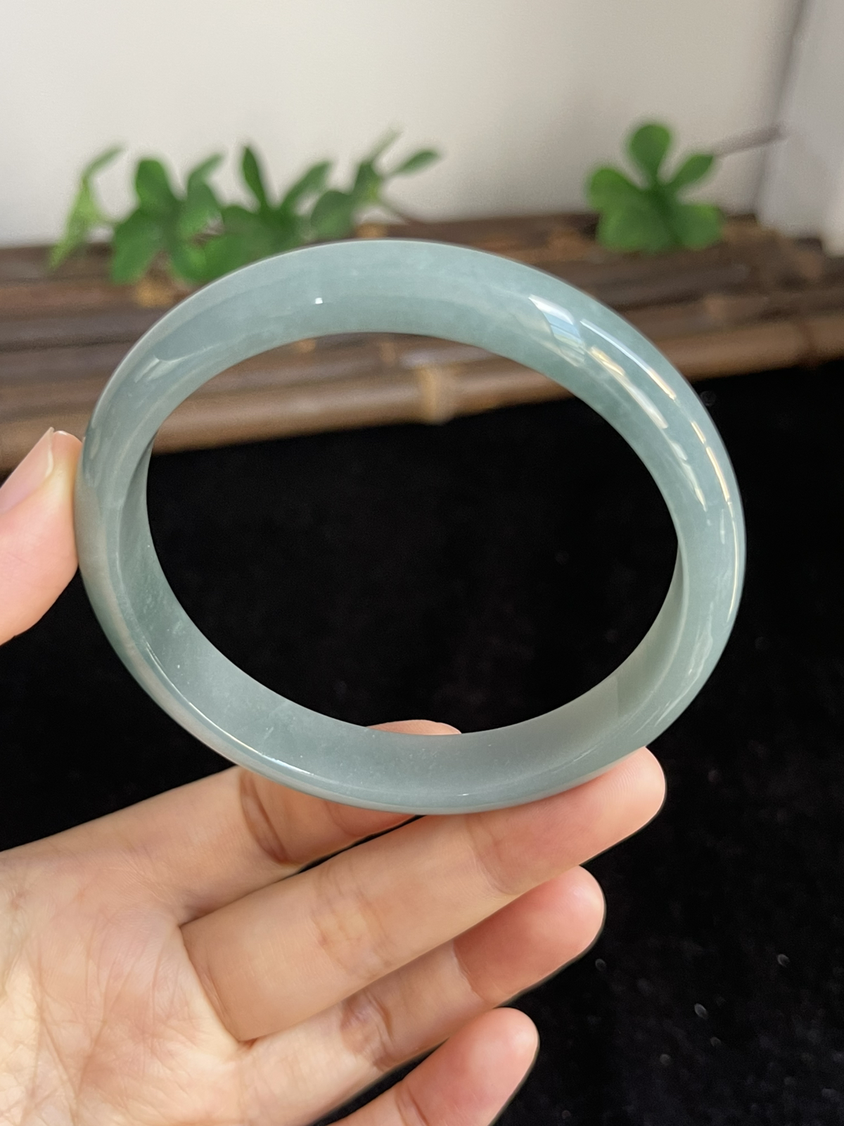 正圈60.7圈口，翡翠手镯