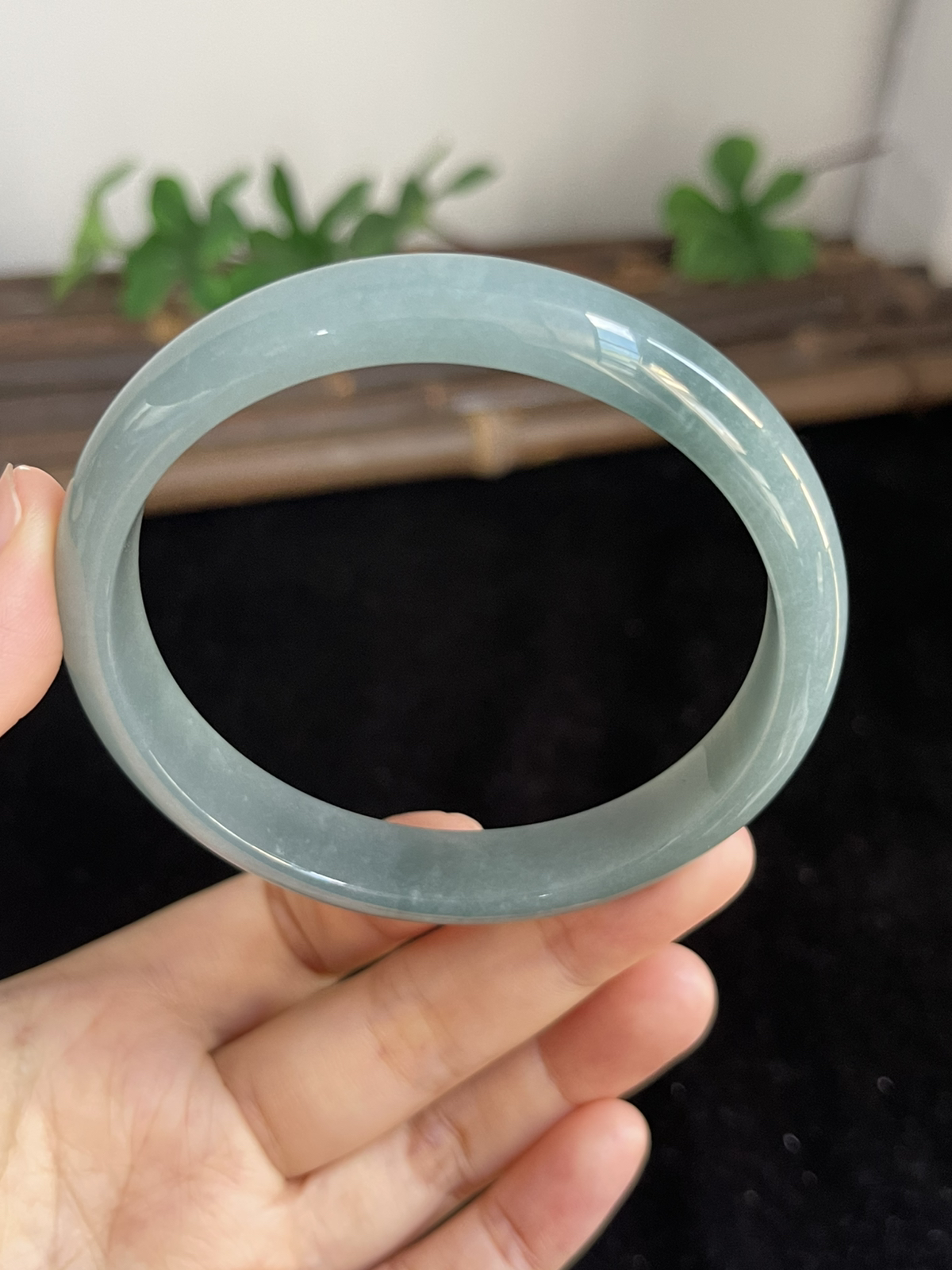 正圈60.7圈口，翡翠手镯