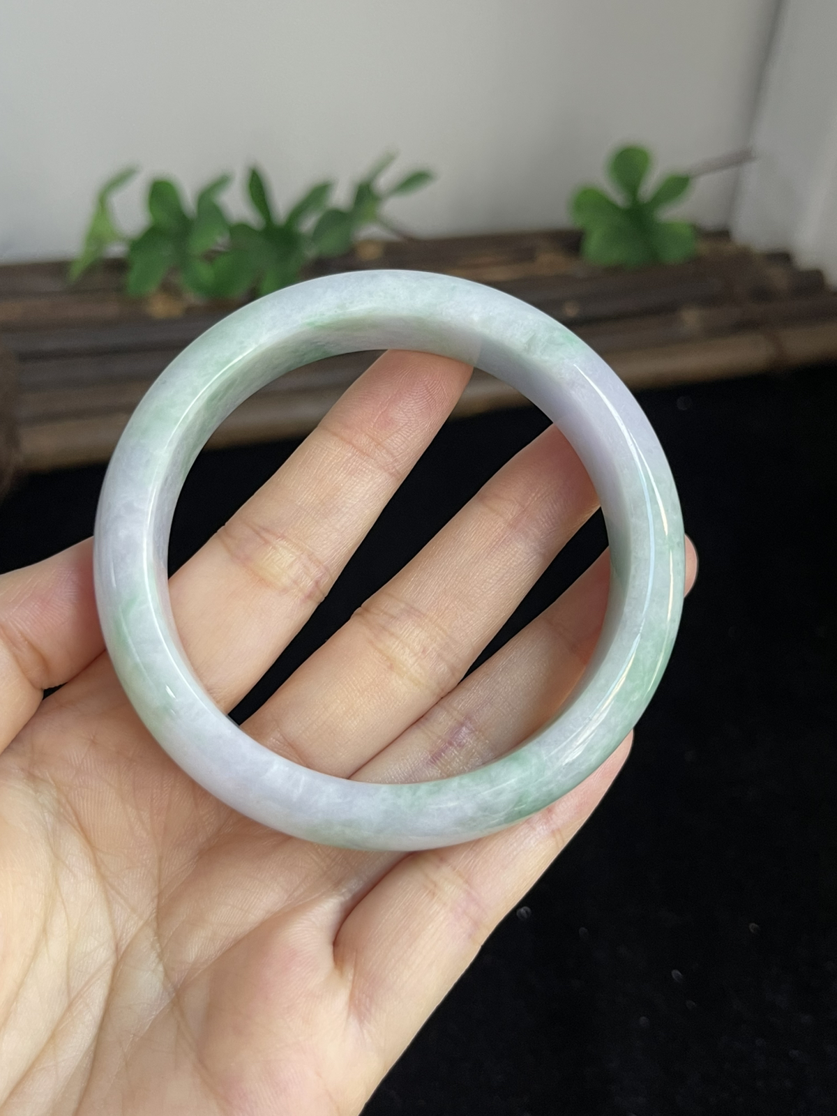 正圈58圈口，翡翠手镯