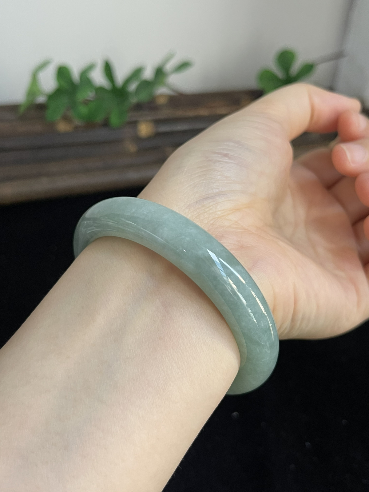 正圈55.6圈口，翡翠手镯