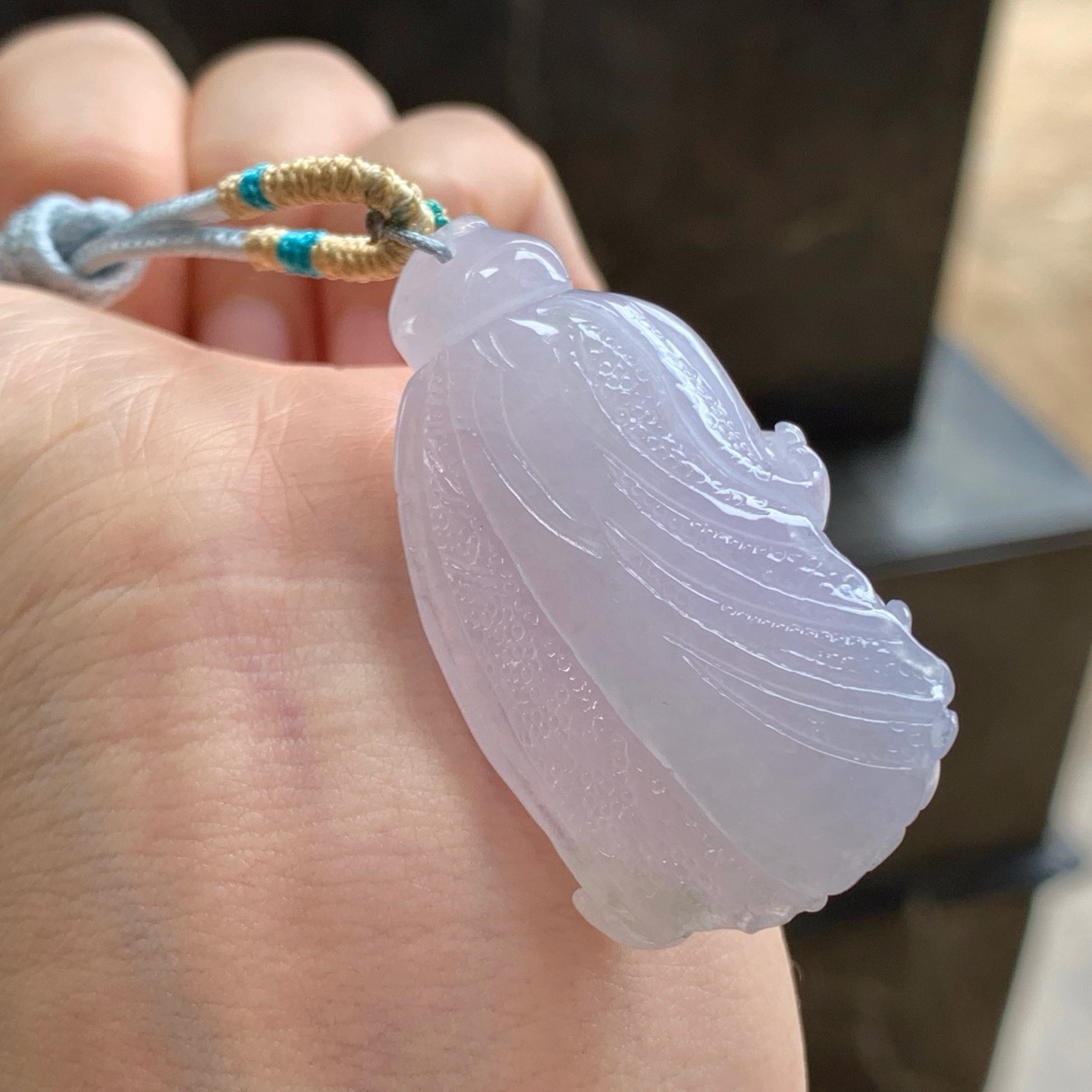 冰种粉紫白菜^_^清新 水润 尺寸45.6