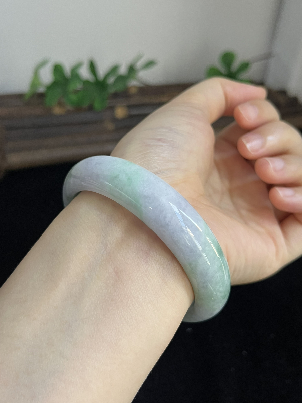 正圈58圈口，翡翠手镯